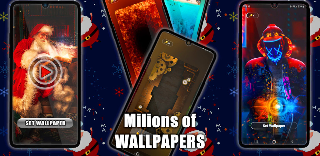 Santa Live Wallpaper